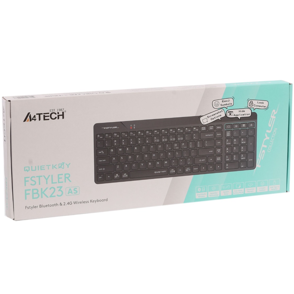 Клавиатура A4Tech FBK23 AS (Black) фото №6