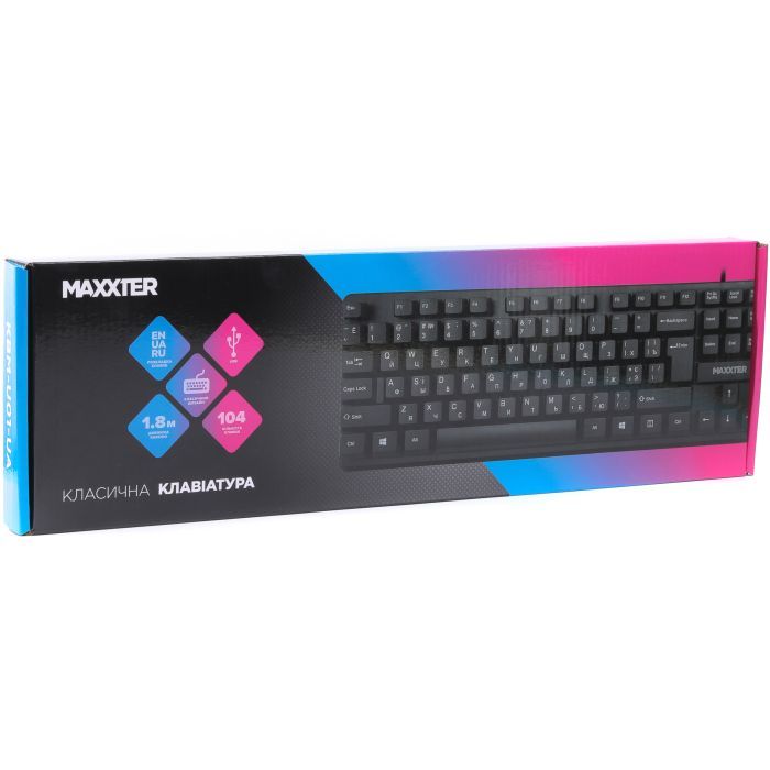 Клавиатура Maxxter KBM-U01-UA фото №3