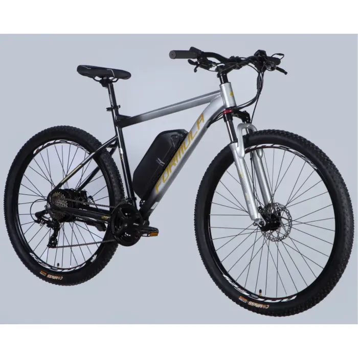 Електровелосипед Formula 29" eF-1 DD CS рама-21" 48B 12.5А*г 500Вт 2026 сріблясто-чорний (ELB-FR-29-254) фото №2