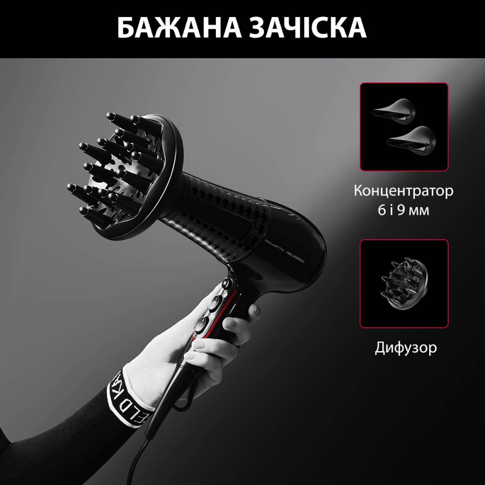 Фен Rowenta CV591LF0 фото №8