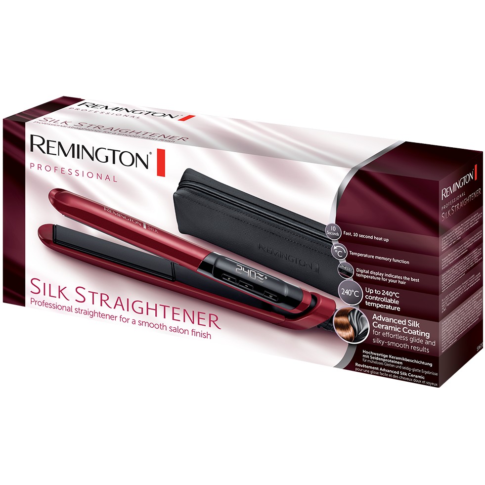 Щипцы для выпрямления волос Remington Silk Straightener S9600 фото №6