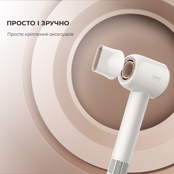 Фен Dreamе Hair Dryer Glory-WH (AHD6A-WH) фото №11
