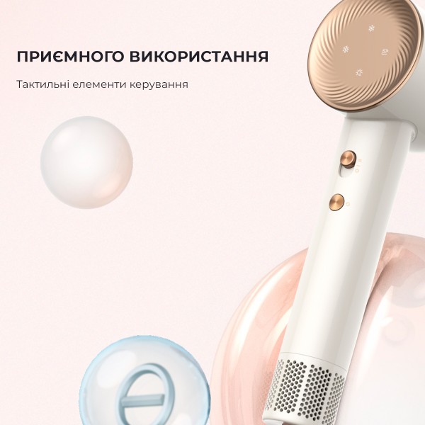 Фен Dreamе Hair Dryer Glory-WH (AHD6A-WH) фото №13