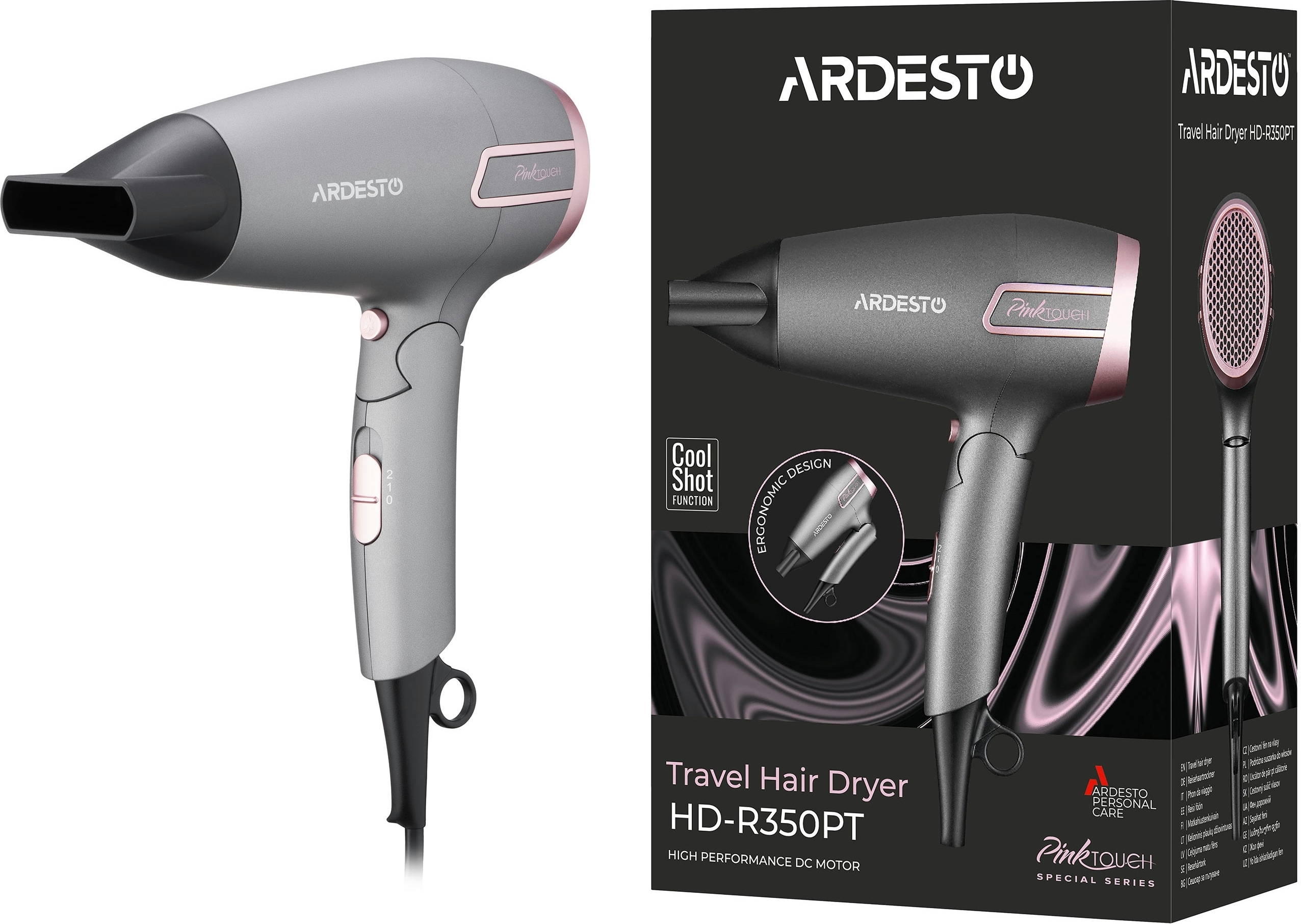 Фен Ardesto Pink Touch (HD-R350PT) фото №9