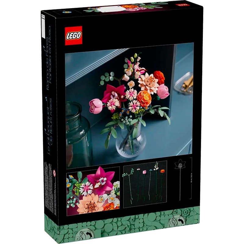 Конструктор Lego Botanicals Милий рожевий букет квітів фото №10