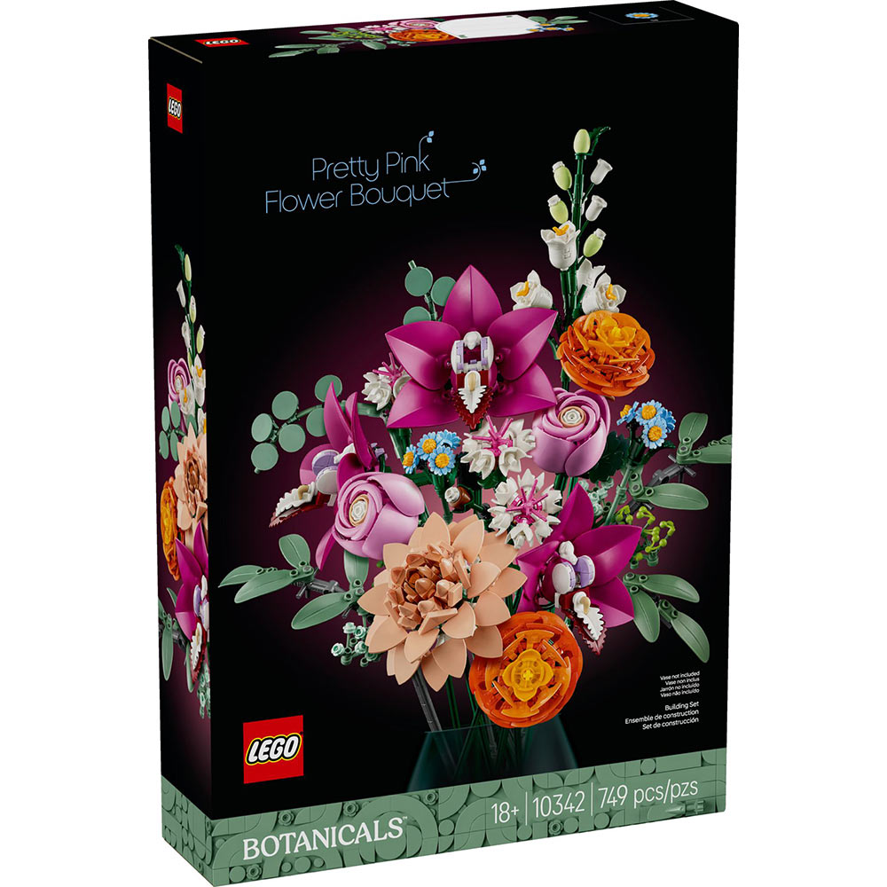 Конструктор Lego Botanicals Милий рожевий букет квітів