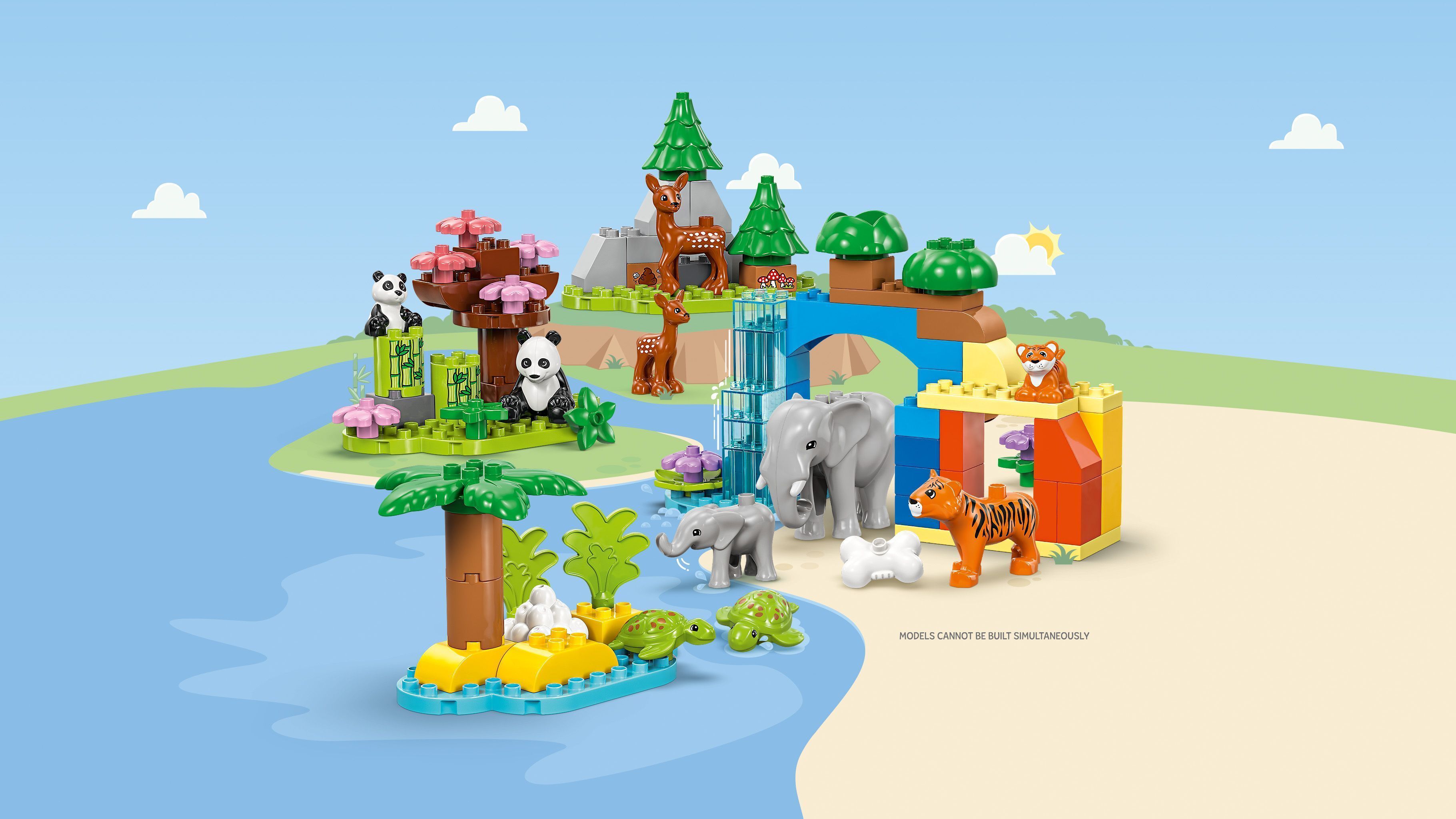 Конструктор Lego DUPLO Town Сімейства диких тварин 3-в-1 фото №11