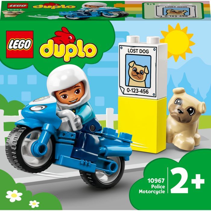 Конструктор Lego DUPLO Town Поліцейський мотоцикл
