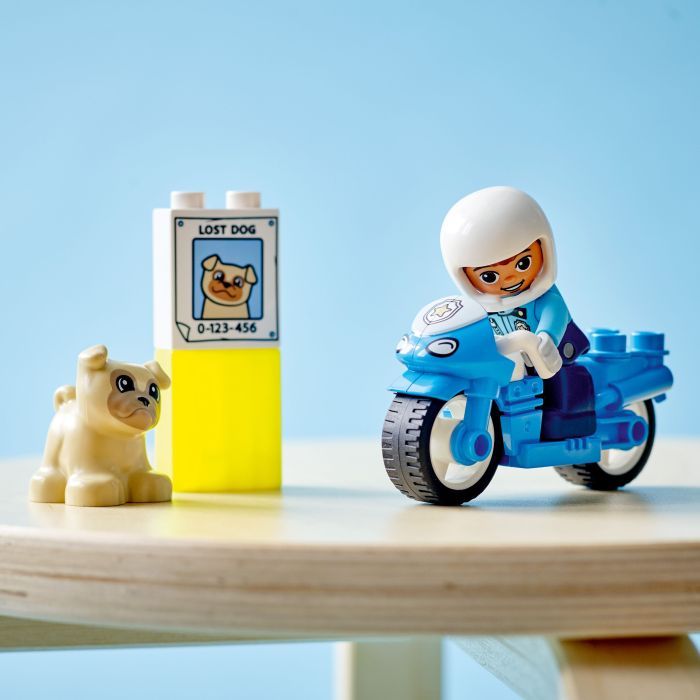 Конструктор Lego DUPLO Town Поліцейський мотоцикл фото №5