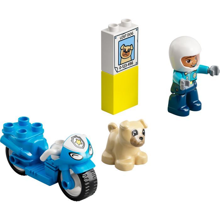 Конструктор Lego DUPLO Town Поліцейський мотоцикл фото №10