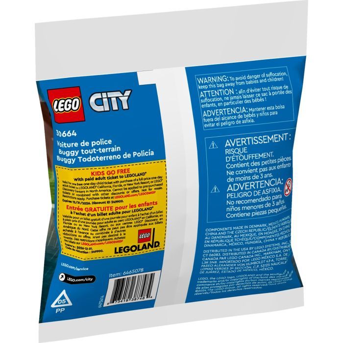Конструктор Lego recruitment City Поліцейський багі для бездоріжжя фото №3