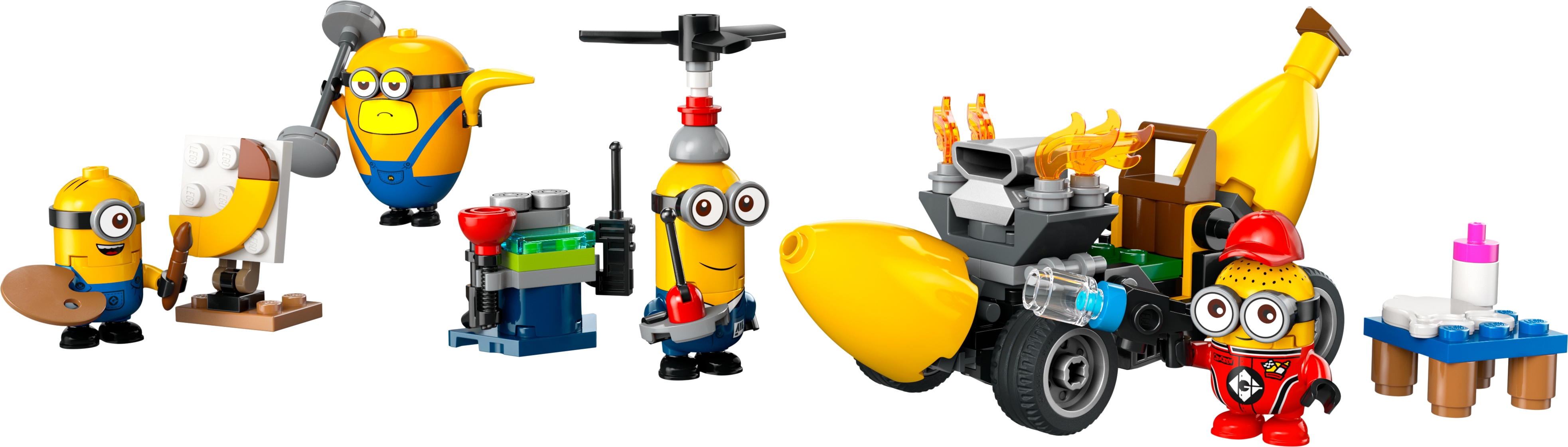 Конструктор Lego Despicable Me 4 Посіпаки й банановий автомобіль фото №4