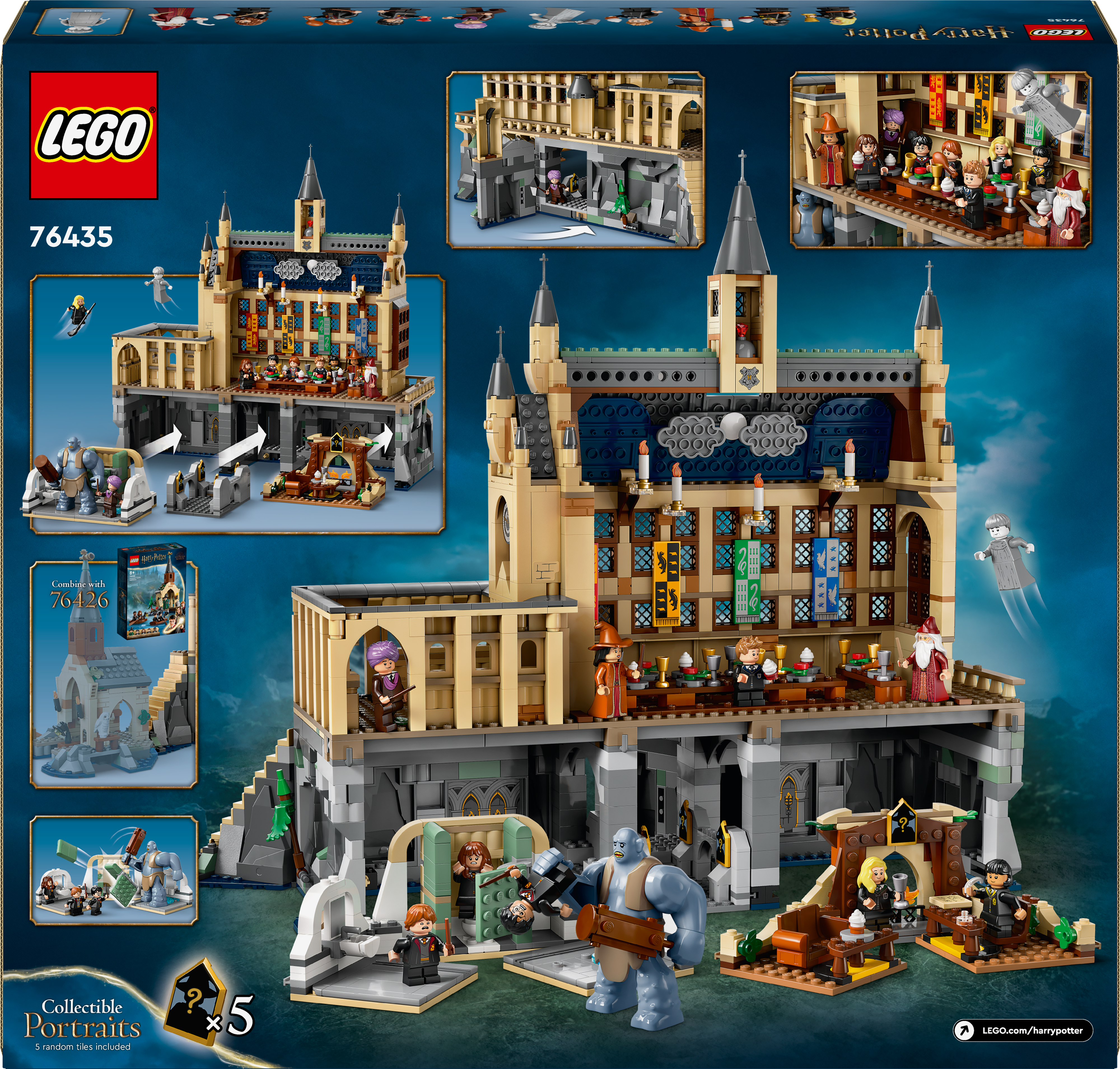 Конструктор Lego Harry Potter Замок Гоґвортс: Велика зала фото №13