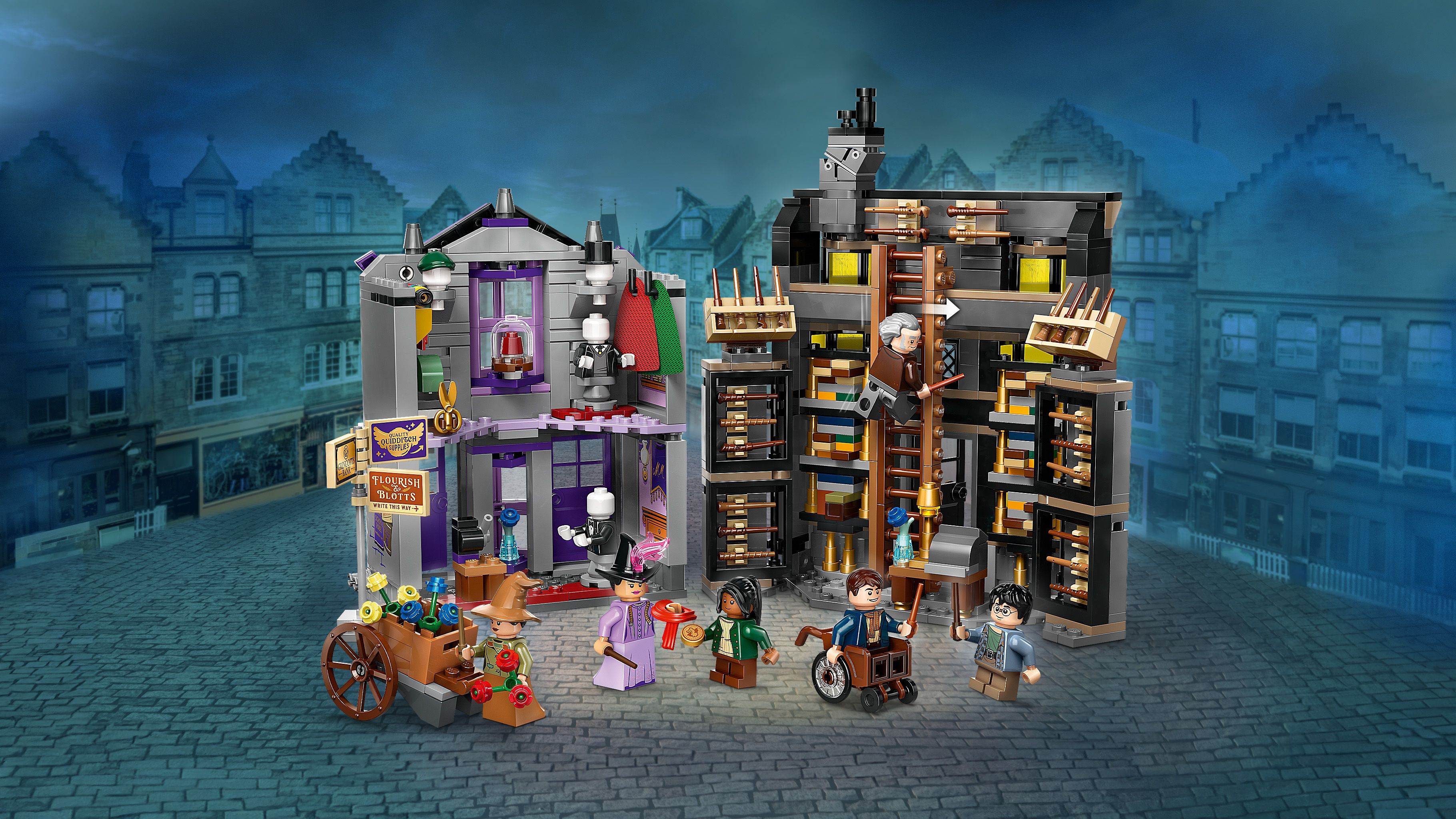 Конструктор Lego Harry Potter Крамниці Олівандера й мантій від Мадам Малкін фото №10