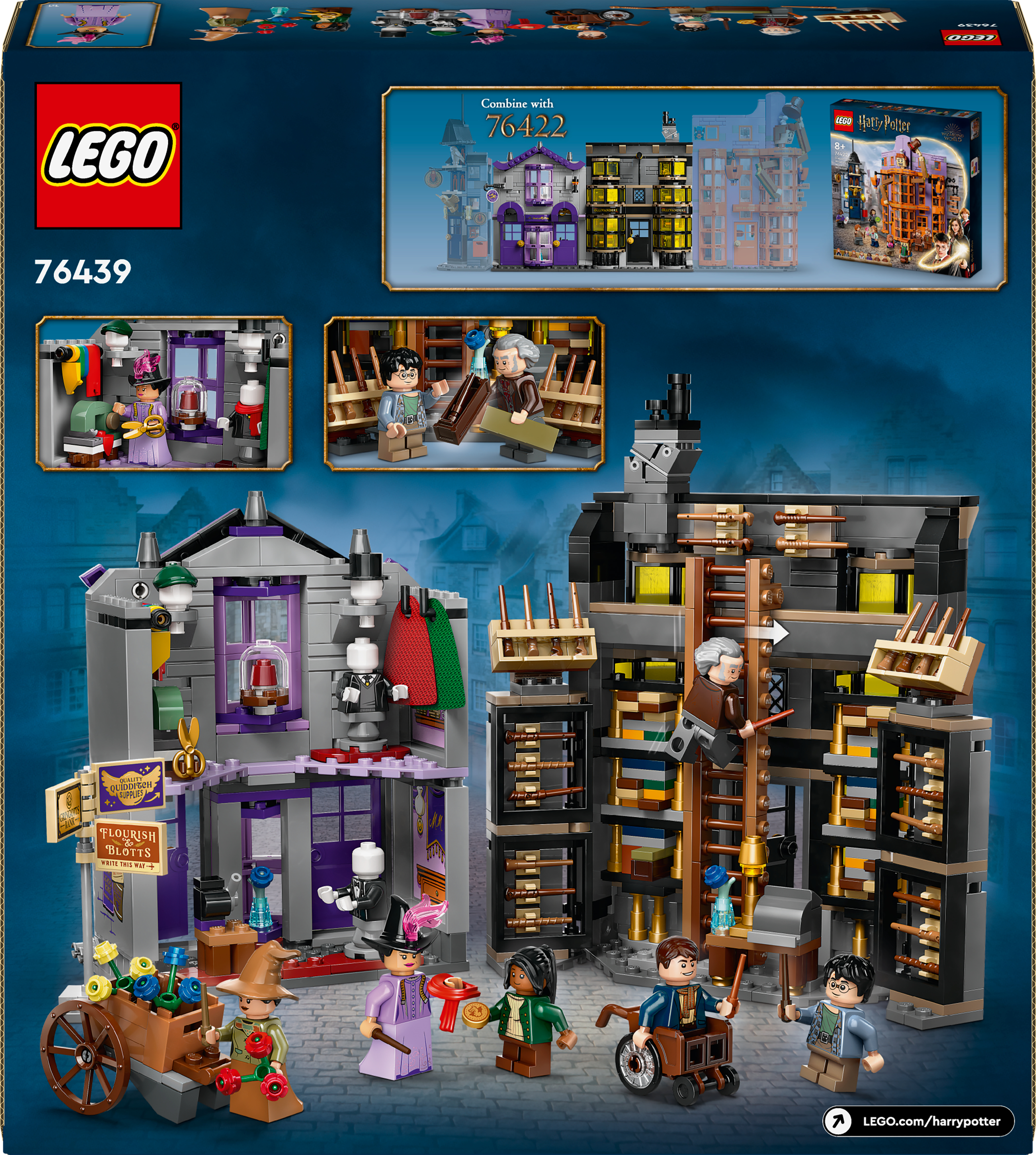 Конструктор Lego Harry Potter Крамниці Олівандера й мантій від Мадам Малкін фото №14