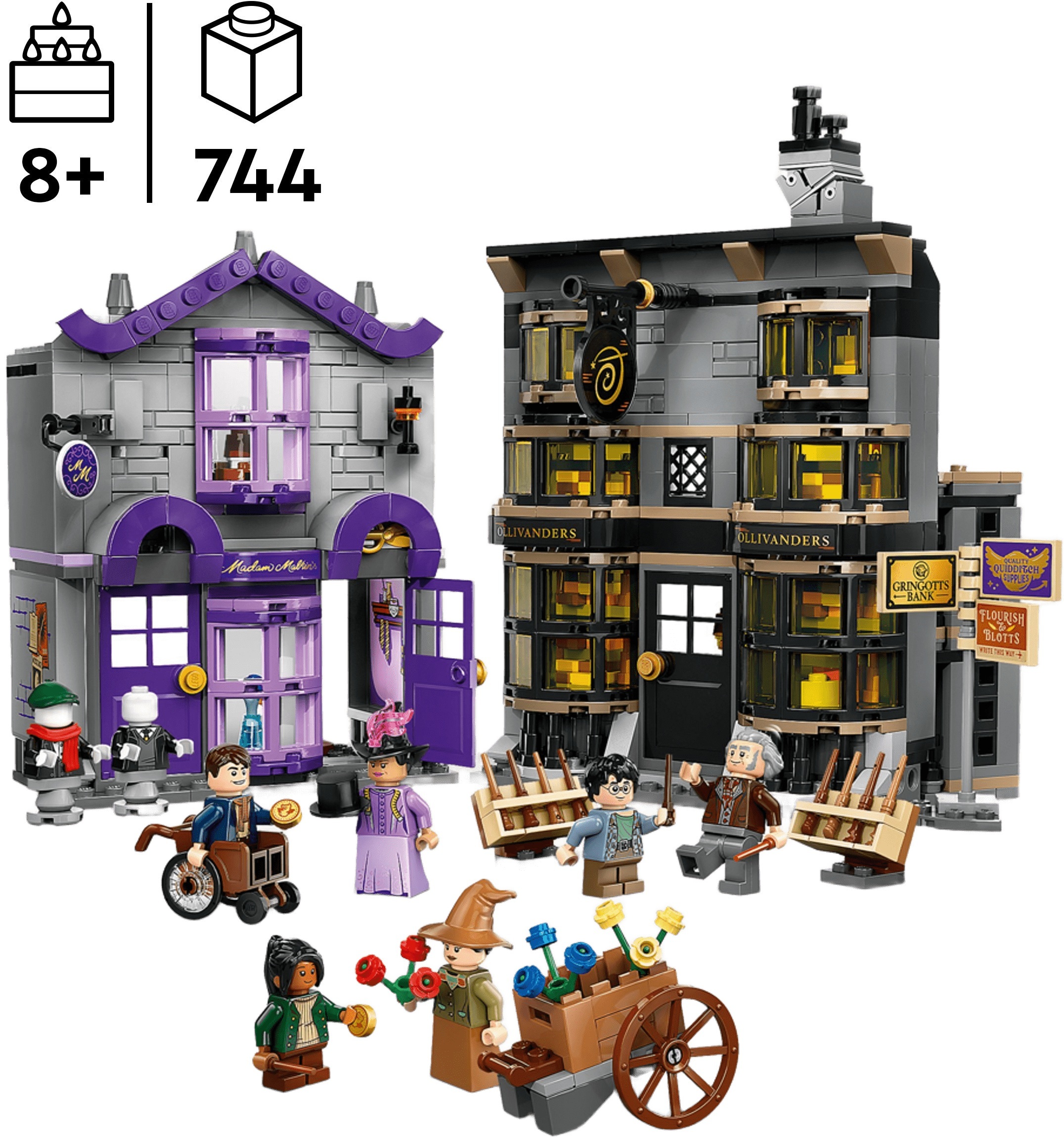 Конструктор Lego Harry Potter Крамниці Олівандера й мантій від Мадам Малкін фото №2