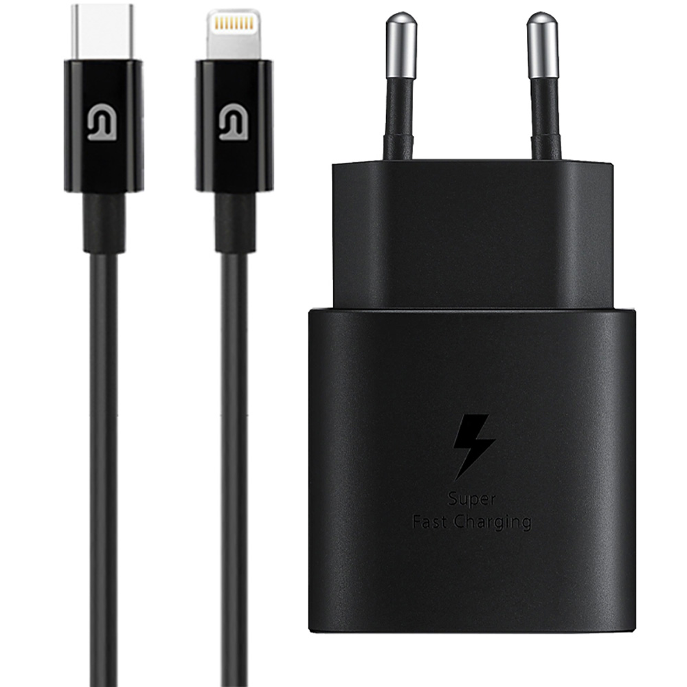 СЗУ Armorstandart AR-TA800 USB-C 25W black   кабель USB-C to Lightning (ARM77721)