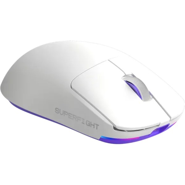 Компьютерная мыш Proove Gaming Superfight Wired (white/purple) фото №2