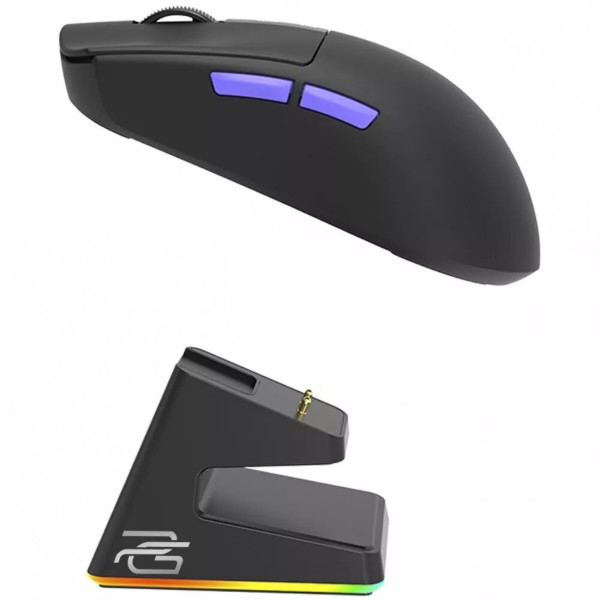 Комп'ютерна миша Proove Gaming Jester 8K with Charging Dock (black/purple) фото №4