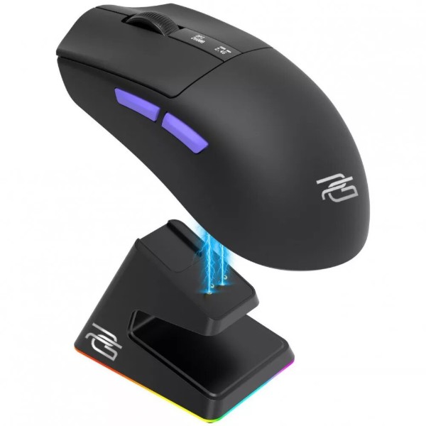 Комп'ютерна миша Proove Gaming Jester 8K with Charging Dock (black/purple) фото №5