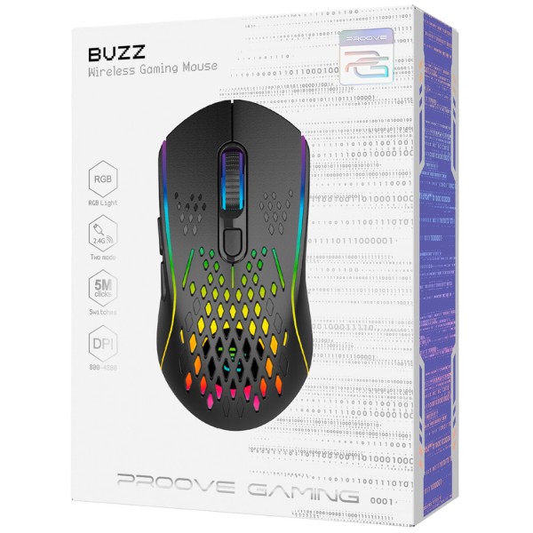 Комп'ютерна миша Proove Gaming Buzz (black) фото №9