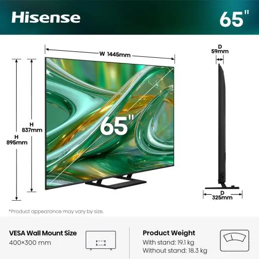 Телевізор Hisense 65E8S фото №6
