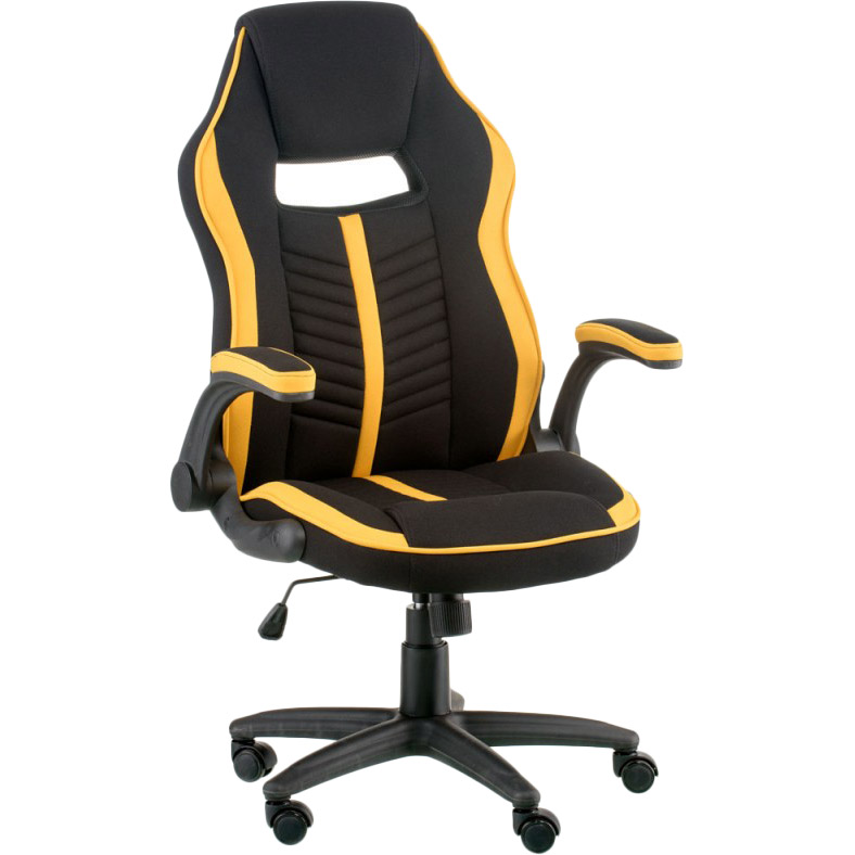 Геймерское кресло Special4You Prime black/yellow (E5548) фото №3