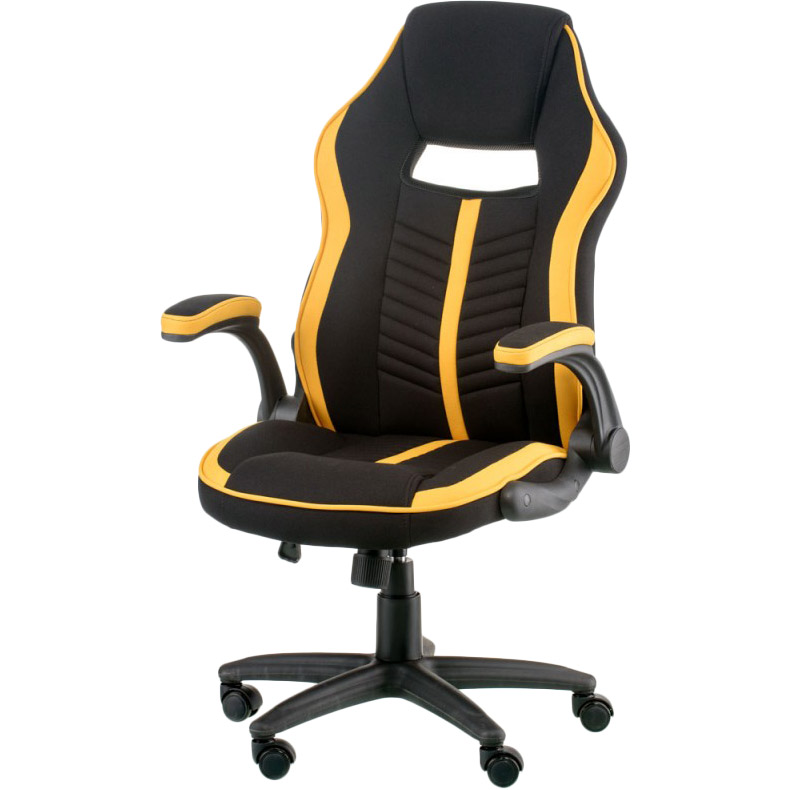 Геймерское кресло Special4You Prime black/yellow (E5548) фото №4