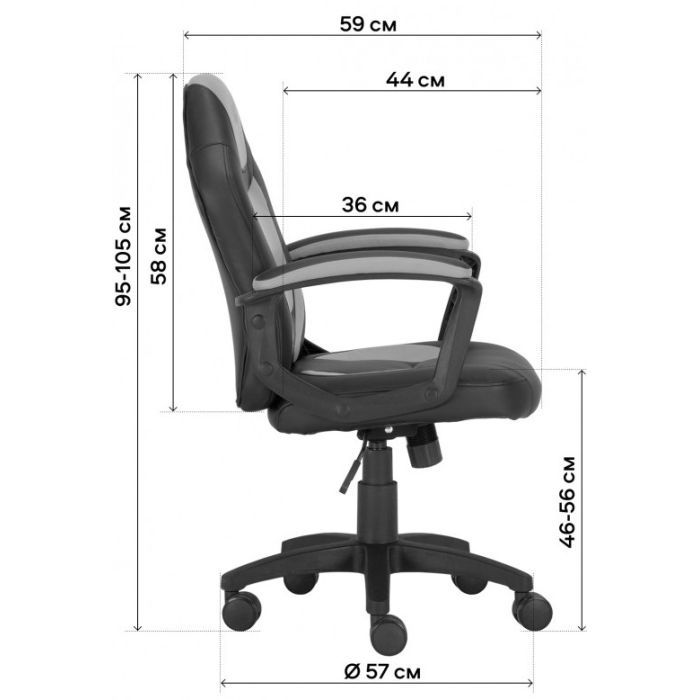Геймерське крісло GT Racer X-1414 Black/Pink фото №10