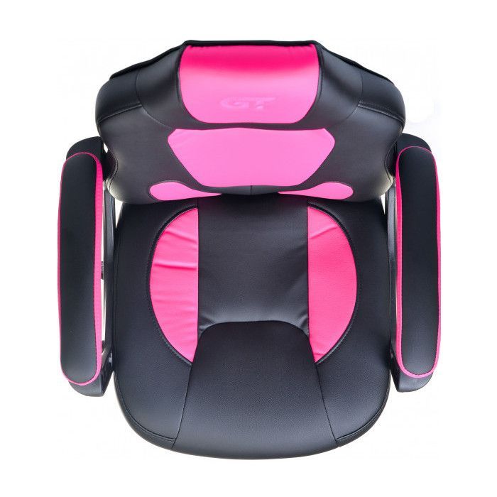 Геймерське крісло GT Racer X-1414 Black/Pink фото №4