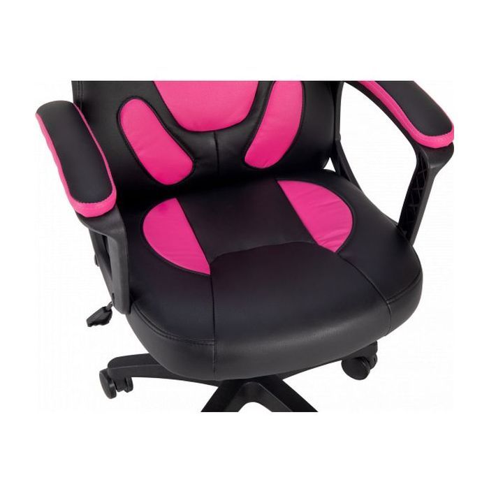 Геймерське крісло GT Racer X-1414 Black/Pink фото №5