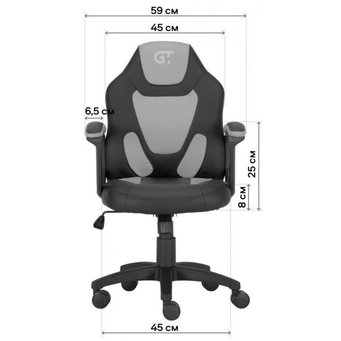 Геймерське крісло GT Racer X-1414 Black/Pink фото №9