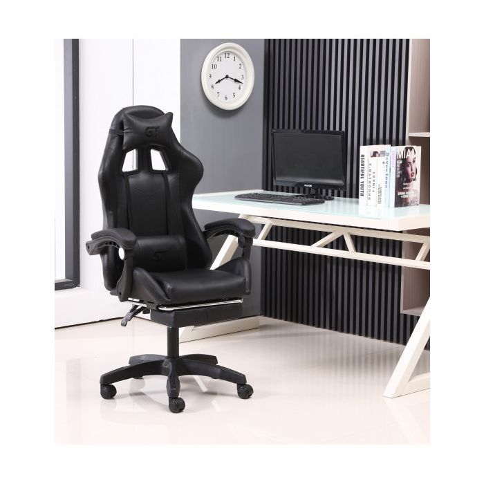 Геймерське крісло GT Racer X-2323 Black фото №6