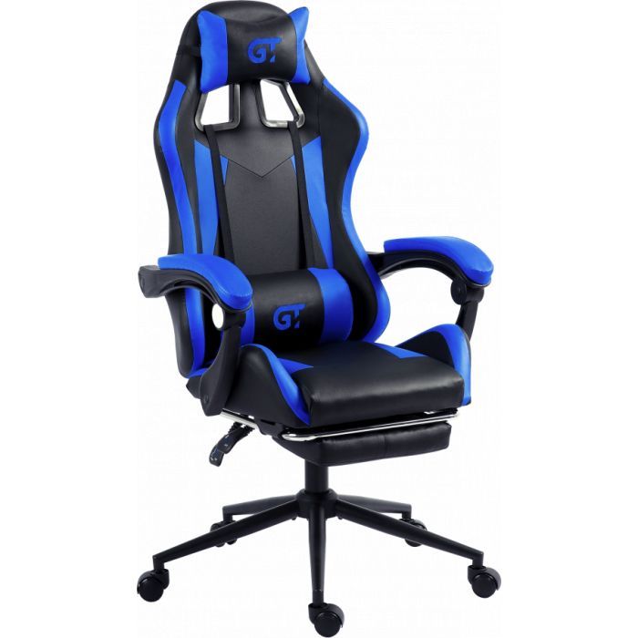 Геймерське крісло GT Racer X-2323 Black/Blue фото №2
