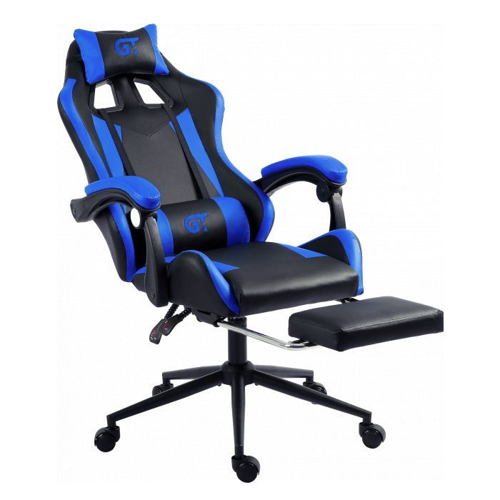 Геймерське крісло GT Racer X-2323 Black/Blue фото №3