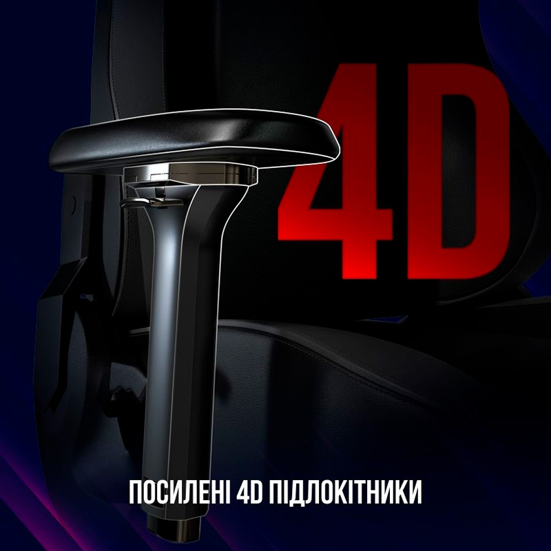 Геймерское кресло Lorgar Base 311 Black/Blue (LRG-CHR311BBL) фото №11