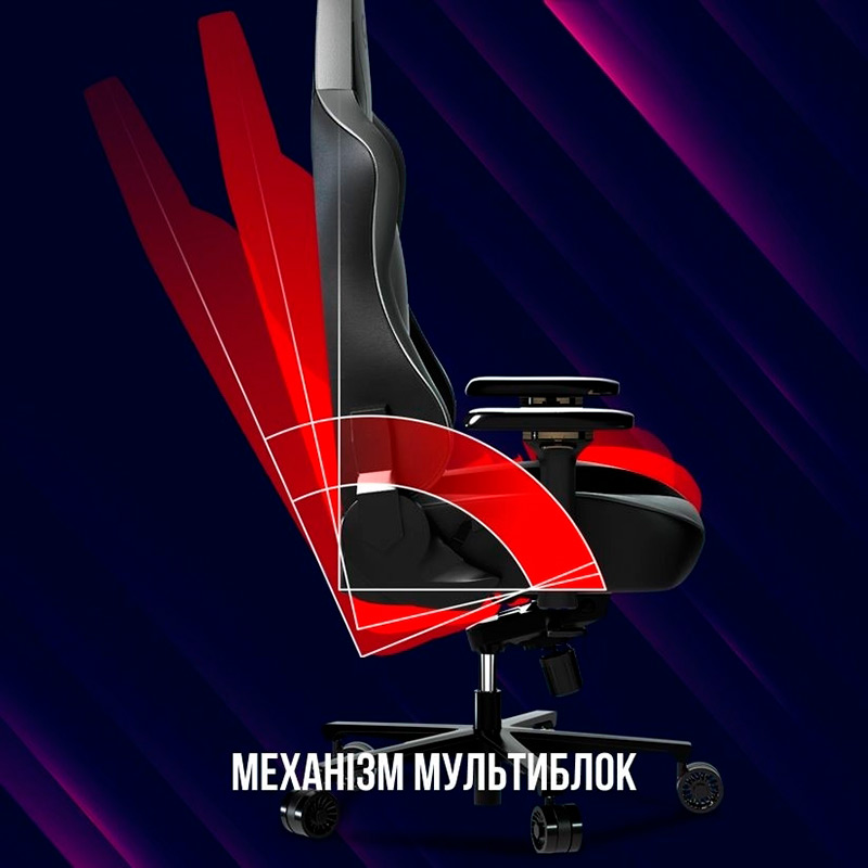 Геймерское кресло Lorgar Base 311 Black/Blue (LRG-CHR311BBL) фото №9