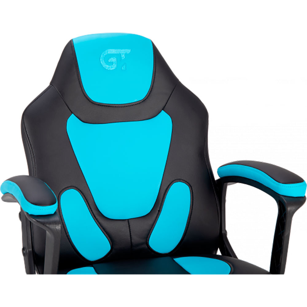 Геймерське крісло GT Racer X-1414 Black/Light Blue фото №4