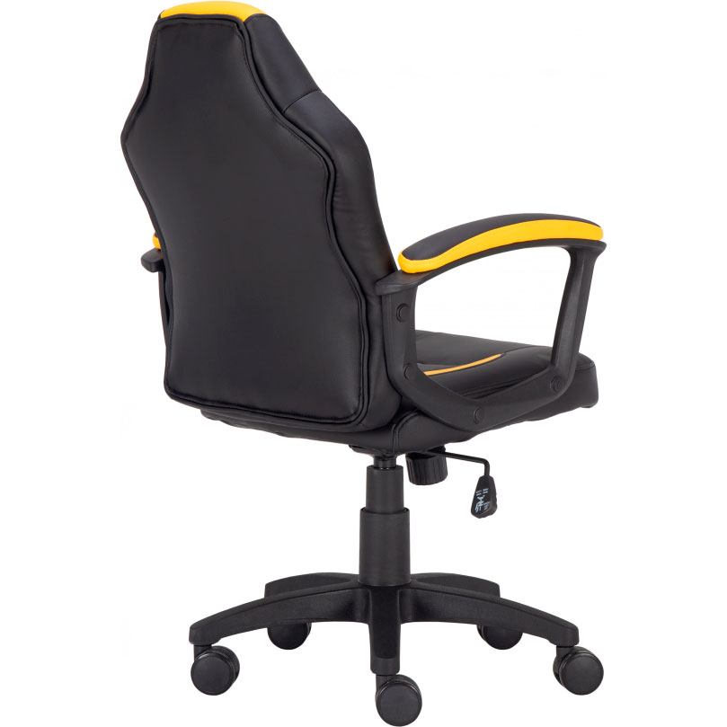 Геймерське крісло GT Racer X-1414 Black/Yellow фото №3