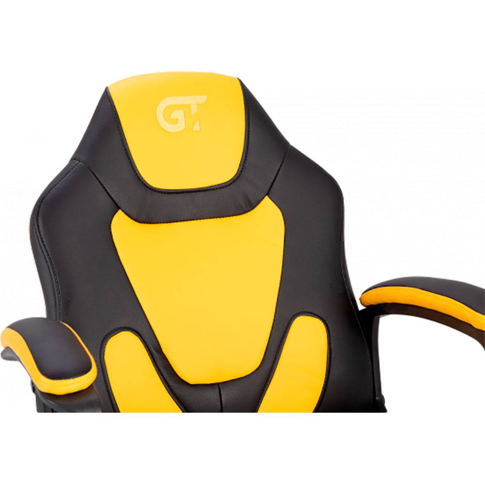 Геймерське крісло GT Racer X-1414 Black/Yellow фото №4
