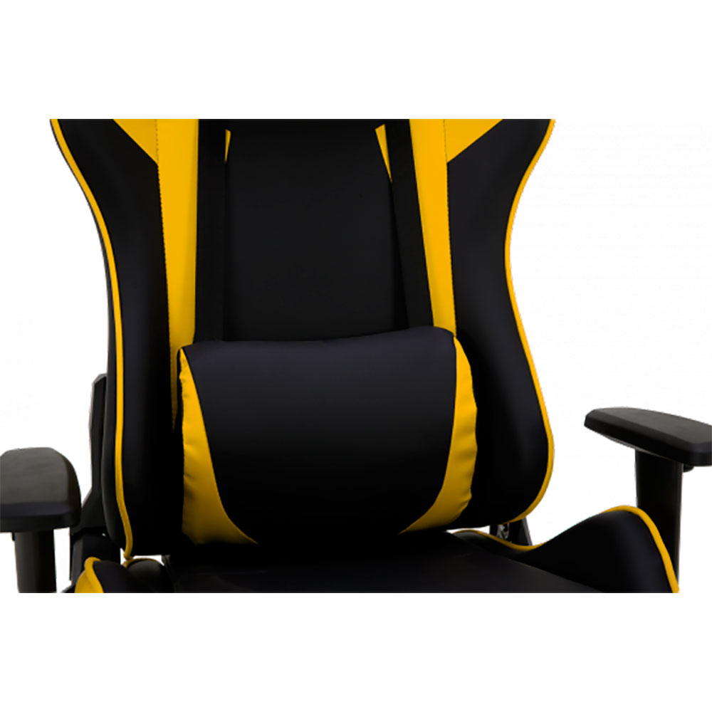 Геймерське крісло GT Racer X-1414 Black/Yellow фото №5