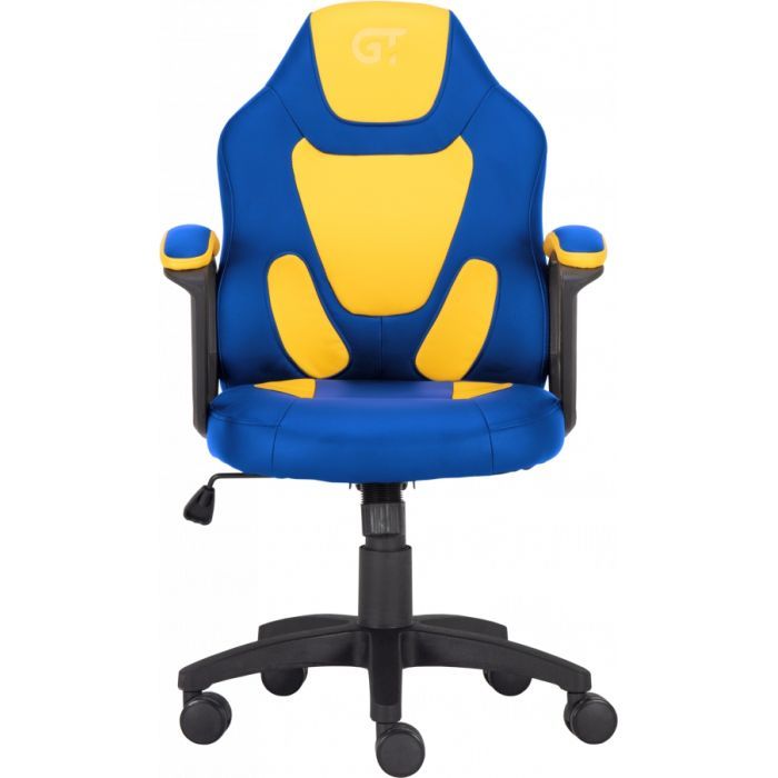 Геймерське крісло GT Racer X-1414 Blue/Yellow