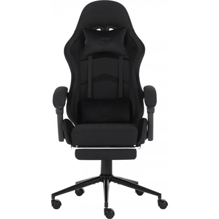 Геймерське крісло GT Racer X-2324 Black Suede (X-2324 Fabric Black Suede)