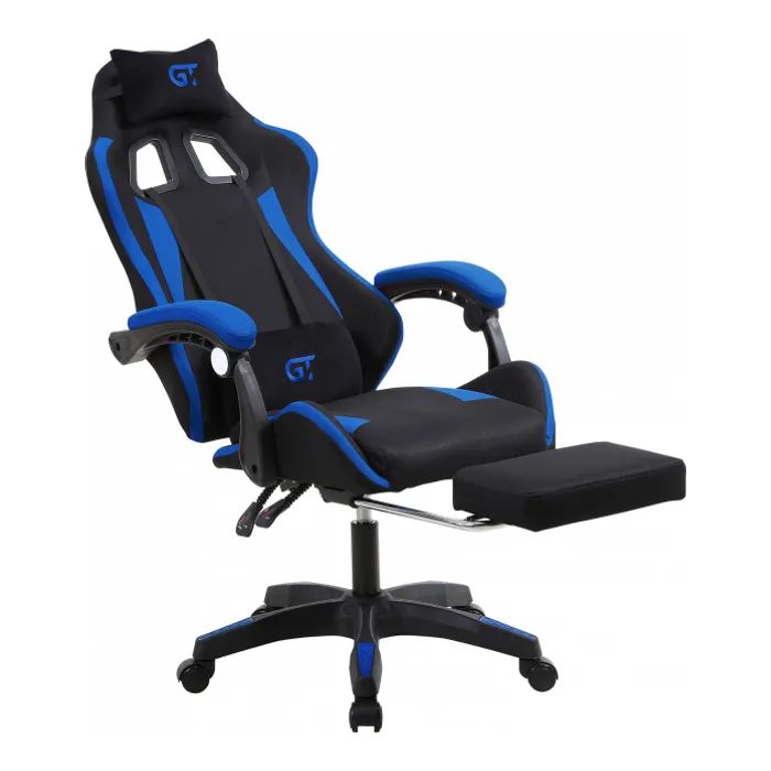Геймерське крісло GT Racer X-2324 Black/Blue (X-2324 Fabric Black/Blue) фото №4
