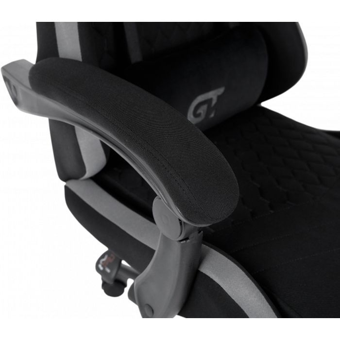 Геймерское кресло GT Racer X-2324 Black/Gray (X-2324 Fabric Black/Gray) фото №7