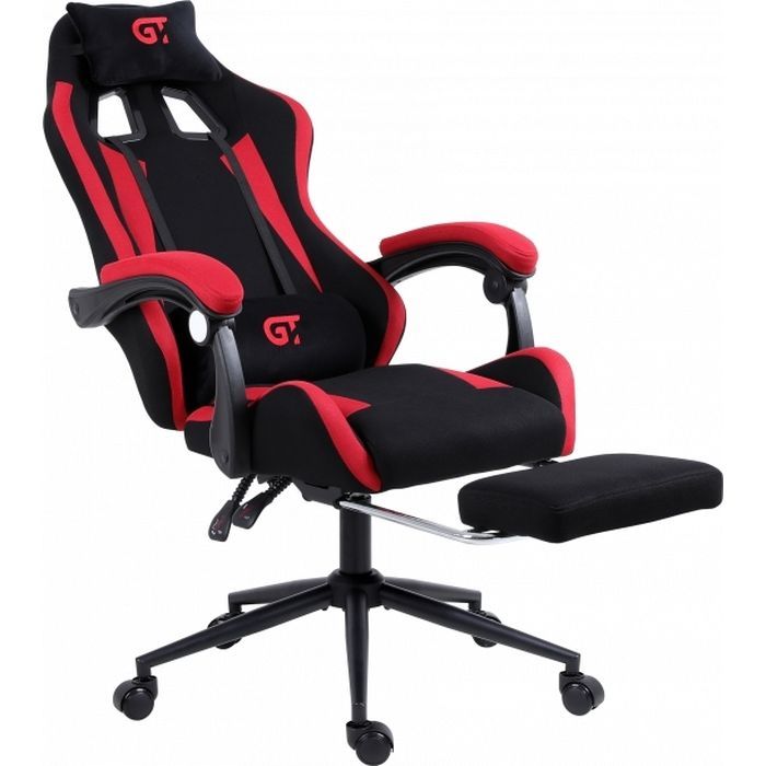 Геймерське крісло GT Racer X-2324 Black/Red (X-2324 Fabric Black/Red) фото №4