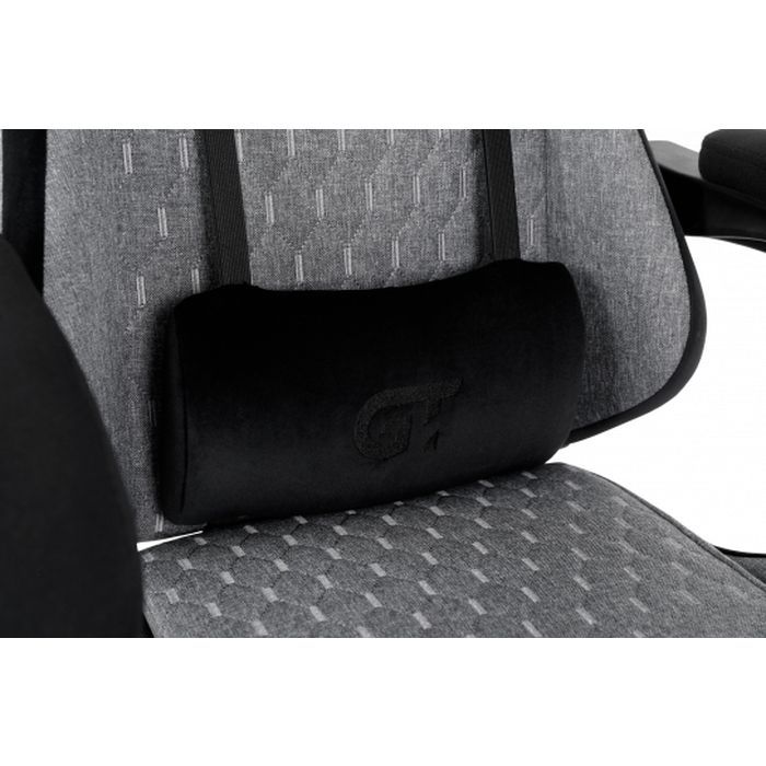 Геймерське крісло GT Racer X-2324 Gray/Black (X-2324 Fabric Gray/Black Suede) фото №6