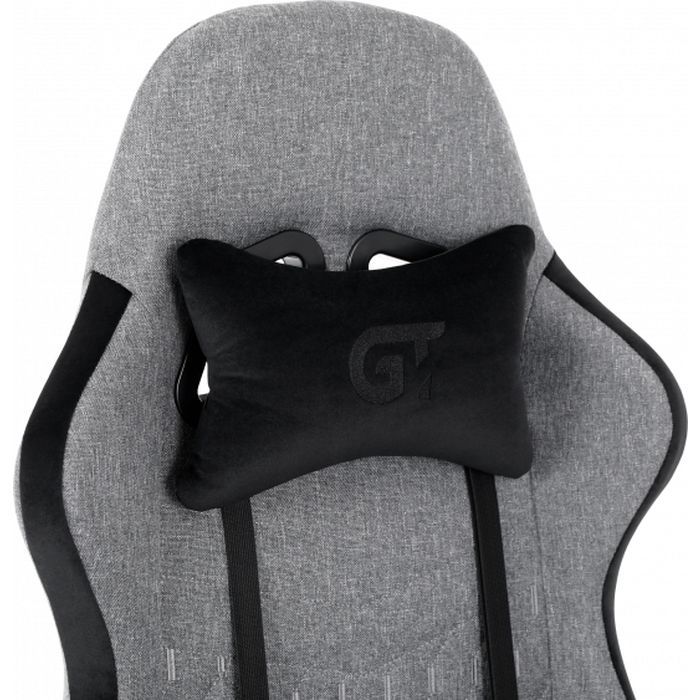 Геймерське крісло GT Racer X-2324 Gray/Black (X-2324 Fabric Gray/Black Suede) фото №9