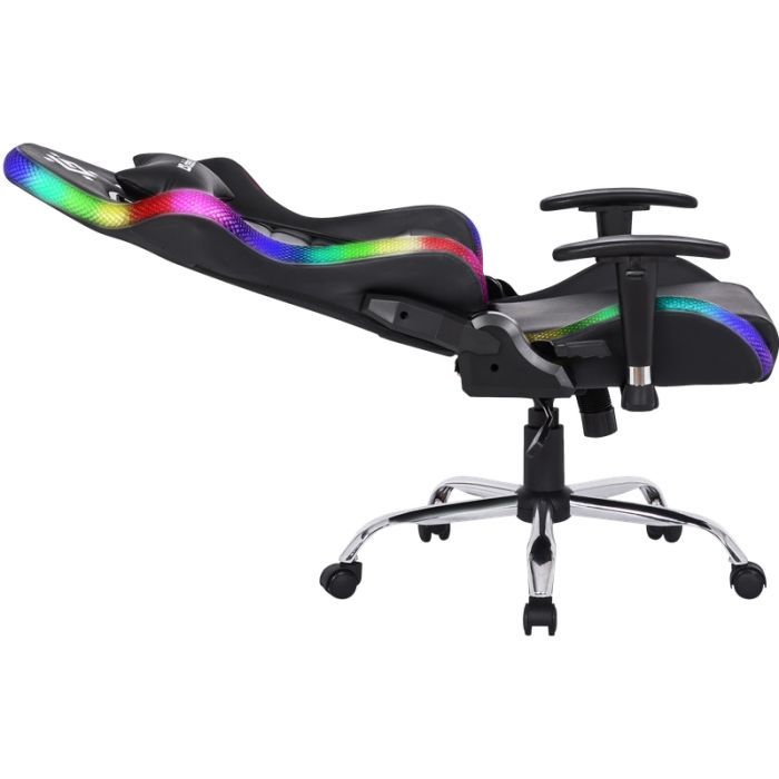 Геймерське крісло Defender Ultimate RGB Black (64355) фото №3