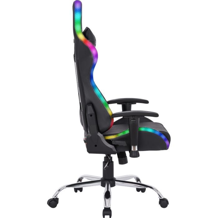 Геймерське крісло Defender Ultimate RGB Black (64355) фото №7